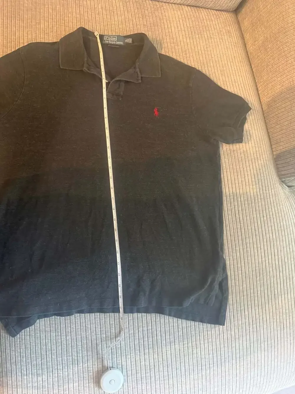 Polo Ralph Lauren Charcoal Grey Custom Fit Short Sleeve Polo Shirt XL